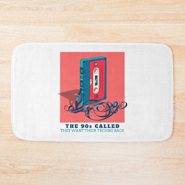 Item preview, In Techno We Trust Cassette Tape 90s Rave Music Pink White designed and sold by Sunny Collections.