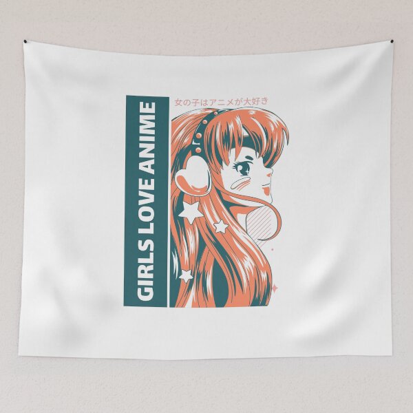 Item preview, Girls Love Anime Orange Haired Protagonist designed and sold by RareLoot19.