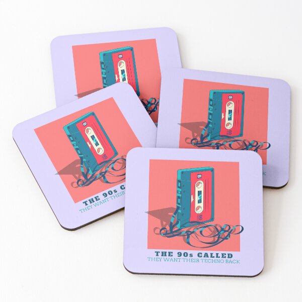 Item preview, In Techno We Trust Cassette Tape 90s Rave Music Pink Lilac designed and sold by Sunny Collections.