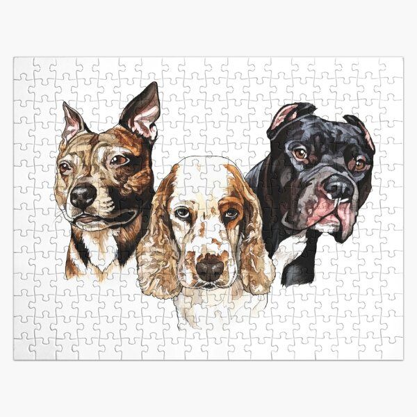 Staffordshire Bull Terrier Dog Staffy - Jigsaw Puzzle