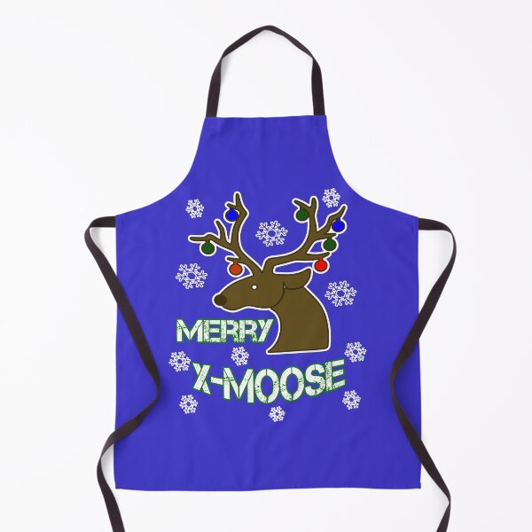 Item preview, Merry X-Moose Reindeer Christmas designed and sold by SharpThreadZ.