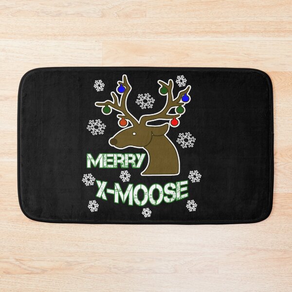Item preview, Merry X-Moose Reindeer Christmas designed and sold by SharpThreadZ.