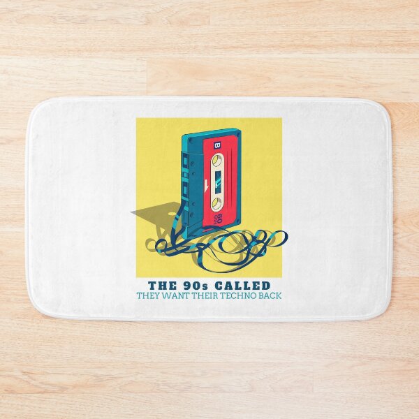Item preview, In Techno We Trust Cassette Tape 90s Rave Music Yellow White designed and sold by Sunny Collections.