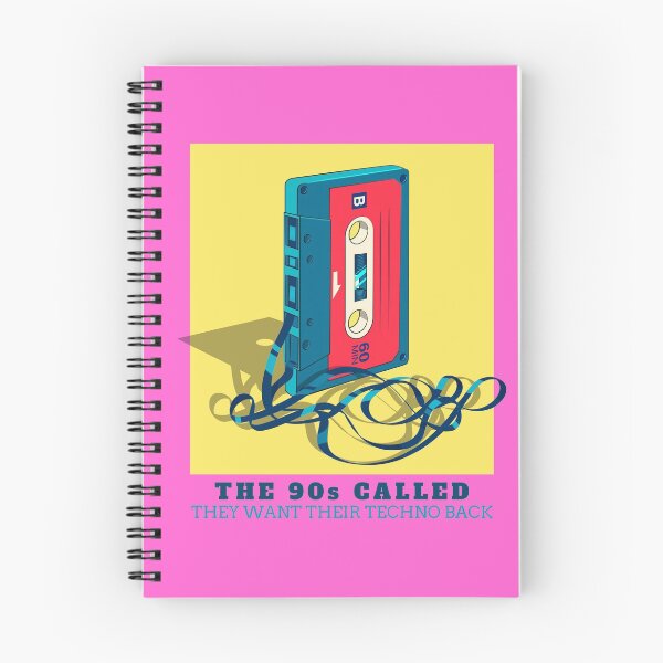 Item preview, Copy of In Techno We Trust Cassette Tape 90s Rave Music Yellow Pink designed and sold by Sunny Collections.