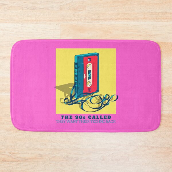 Item preview, Copy of In Techno We Trust Cassette Tape 90s Rave Music Yellow Pink designed and sold by Sunny Collections.