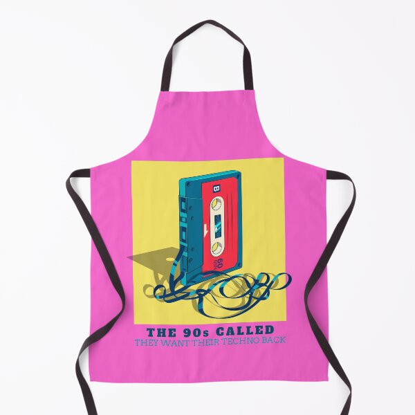 Item preview, Copy of In Techno We Trust Cassette Tape 90s Rave Music Yellow Pink designed and sold by Sunny Collections.
