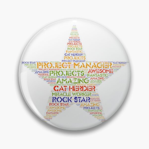 Item preview, Project Manager Word Art Star designed and sold by Awesomefamily.