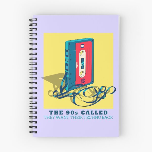 Item preview, In Techno We Trust Cassette Tape 90s Rave Music Yellow Lilac designed and sold by Sunny Collections.