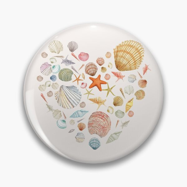 Item preview, Seashells Heart - Premium quality illustration designed and sold by NPrintsDesign.