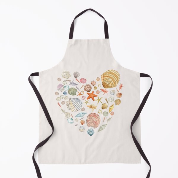 Item preview, Seashells Heart - Premium quality illustration designed and sold by NPrintsDesign.