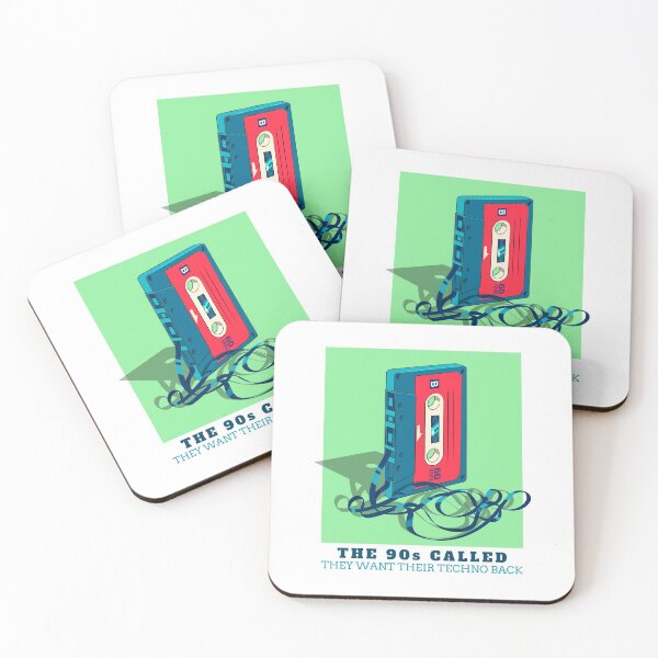 Item preview, In Techno We Trust Cassette Tape 90s Rave Music Green White designed and sold by Sunny Collections.