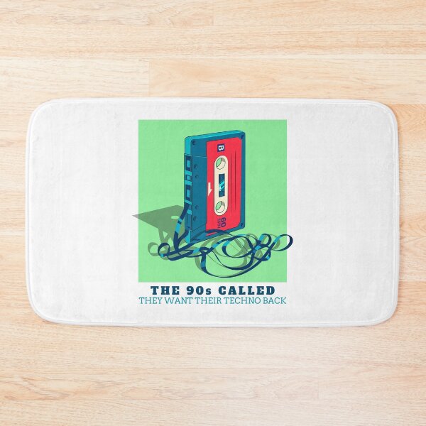 Item preview, In Techno We Trust Cassette Tape 90s Rave Music Green White designed and sold by Sunny Collections.