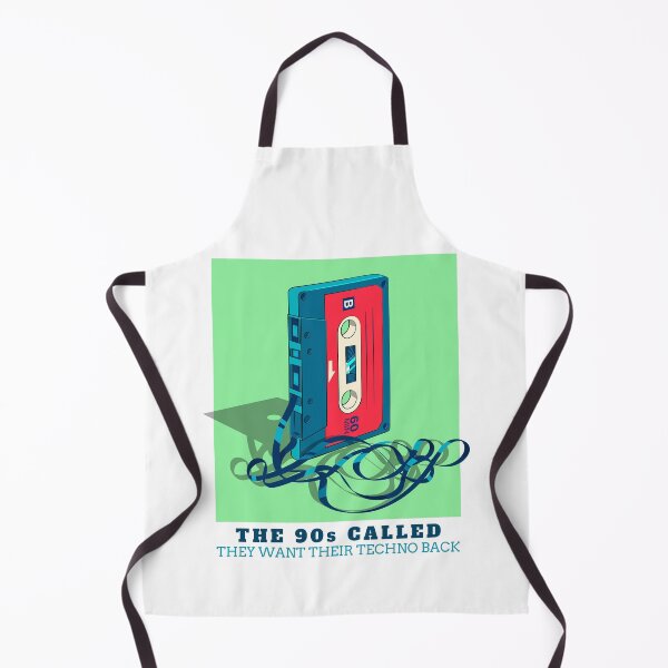 Item preview, In Techno We Trust Cassette Tape 90s Rave Music Green White designed and sold by Sunny Collections.