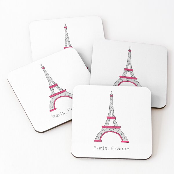 Item preview, Hot Pink Eiffel Tower Paris France designed and sold by passionatelyem.