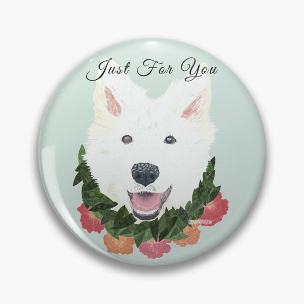 Artikelvorschau, Deutscher Suisse Shepherd Floral entworfen und verkauft von buzzcutart.