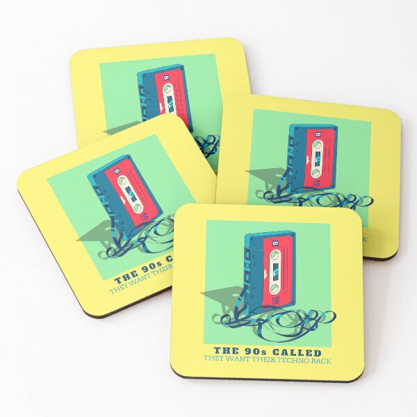 Item preview, In Techno We Trust Cassette Tape 90s Rave Music Green Yellow designed and sold by Sunny Collections.