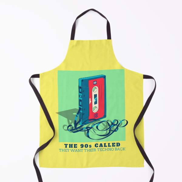 Item preview, In Techno We Trust Cassette Tape 90s Rave Music Green Yellow designed and sold by Sunny Collections.