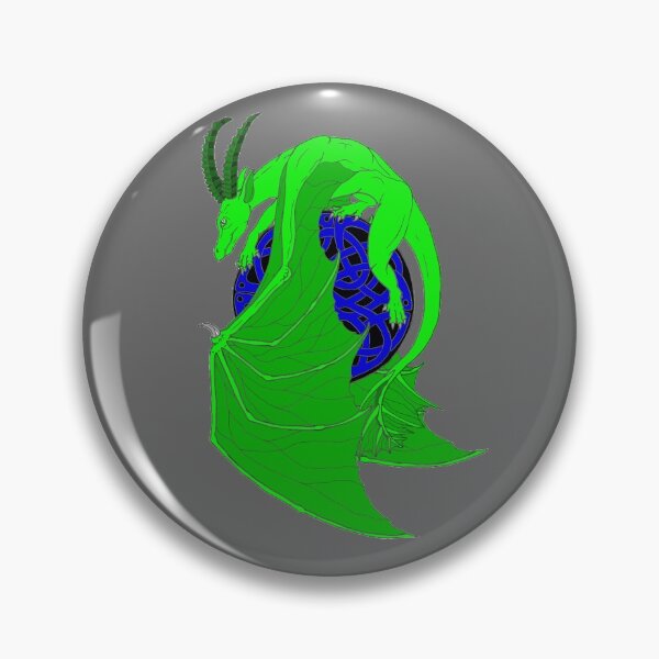 Item preview, Green Celtic Dragon Design designed and sold by TinkerandBone.