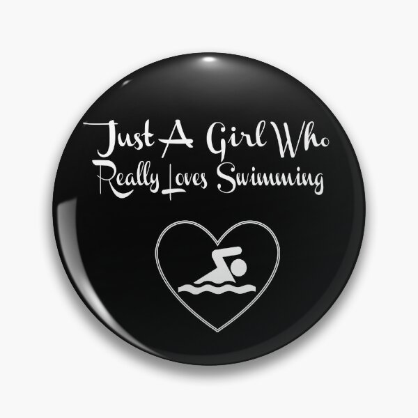 Item preview, GIRL WHO LOVES SWIMMING designed and sold by PRINTED ..