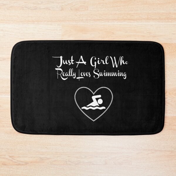 Item preview, GIRL WHO LOVES SWIMMING designed and sold by PRINTED ..