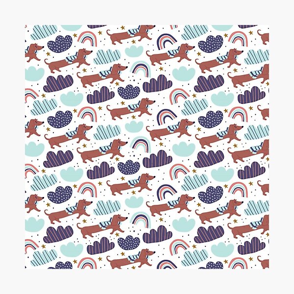 Item preview, daschund puppy cute pattern  designed and sold by zPremium.