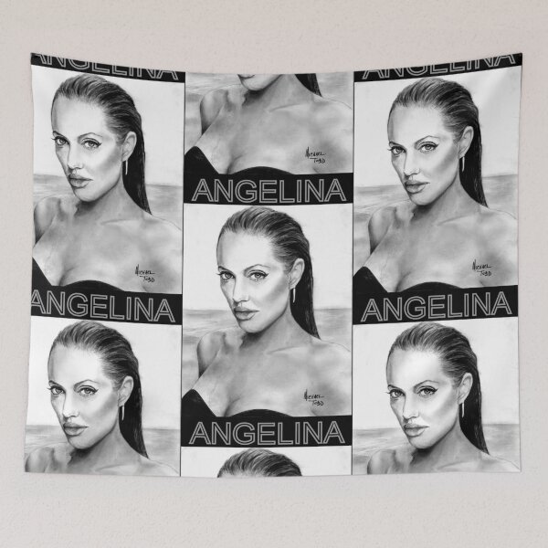 Aperçu de l'œuvre ANGELINA JOLI créée et vendue par michaeltodd.