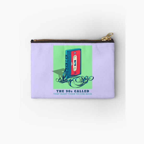 Item preview, In Techno We Trust Cassette Tape 90s Rave Music Green Lilac designed and sold by Sunny Collections.
