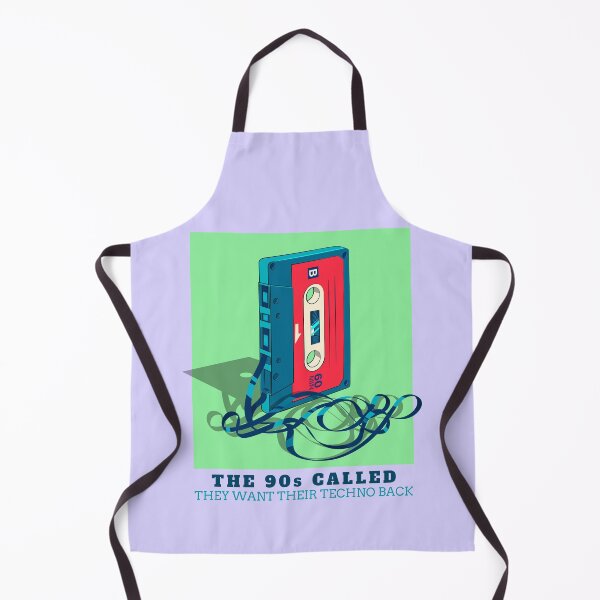 Item preview, In Techno We Trust Cassette Tape 90s Rave Music Green Lilac designed and sold by Sunny Collections.
