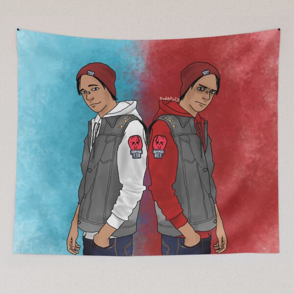 Item preview, True Hero and Infamous designed and sold by TrashArtist25.