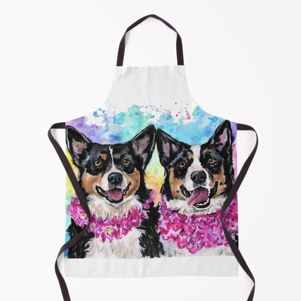 Item preview, Watercolour Border Collie x Kelpies designed and sold by SaltySerenity.