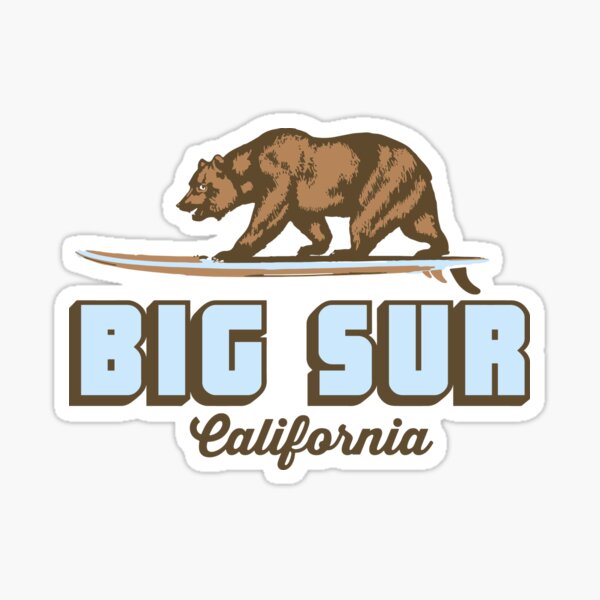 Artikel-Vorschau von Big Sur., designt und verkauft von America Roadside..