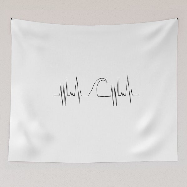 Item preview, wave heartline designed and sold by PRINTED ..