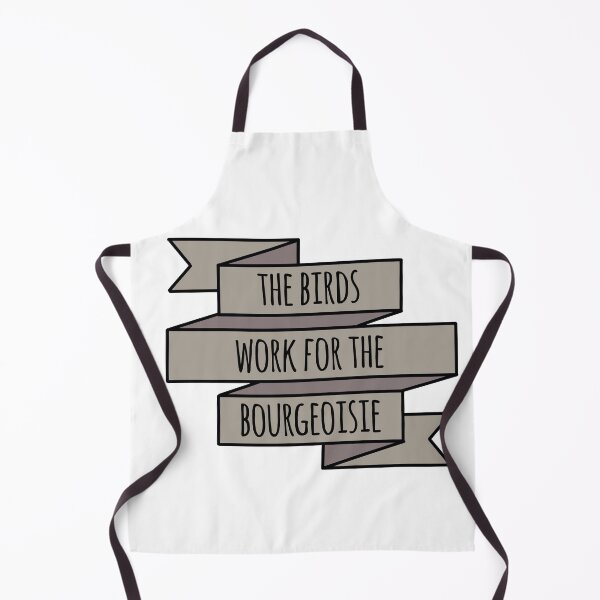 Item preview, The Birds Work for the Bourgeoisie Banner designed and sold by WildeandCo.