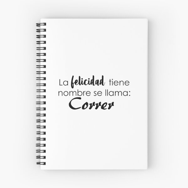 Item preview, felicidad es correr designed and sold by the Zarock Shop.