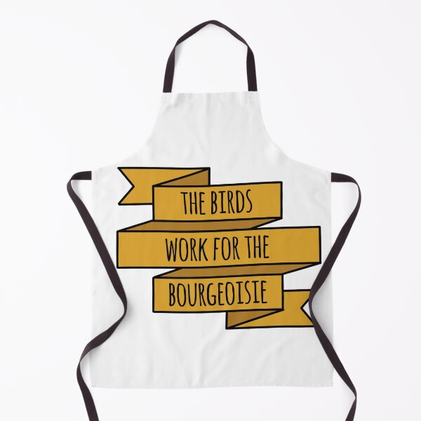 Item preview, The Birds Work for the Bourgeoisie Banner designed and sold by WildeandCo.