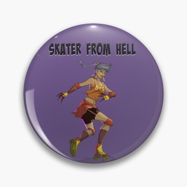 Item preview, Skater from hell - purple background designed and sold by hoshimem.