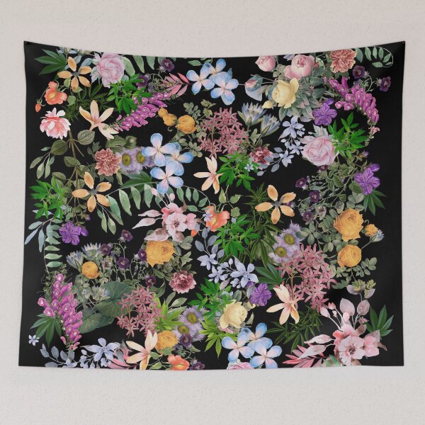 Item preview, Flowers and Hidden Pot Leaves designed and sold by prettysleepy.