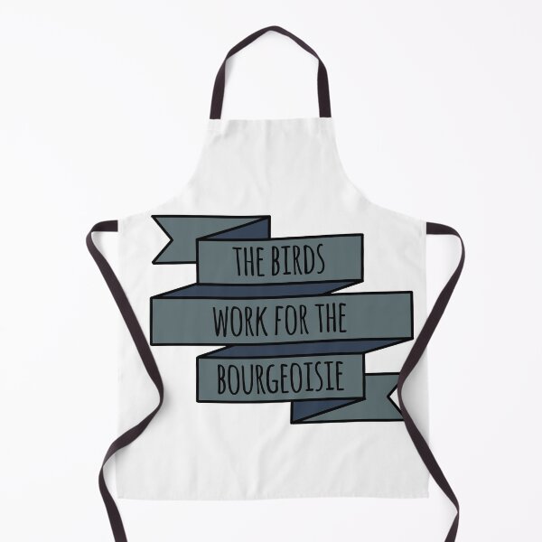 Item preview, The Birds Work for the Bourgeoisie Banner designed and sold by WildeandCo.