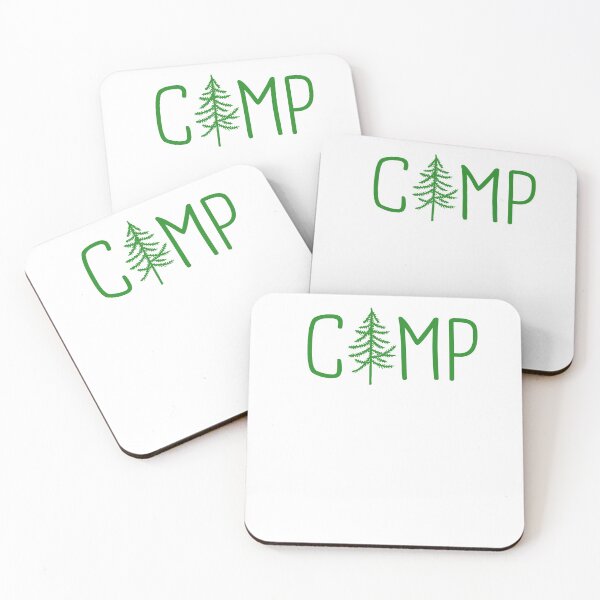 Item preview, Camp Tree Forest Green Text designed and sold by Rabbitti.
