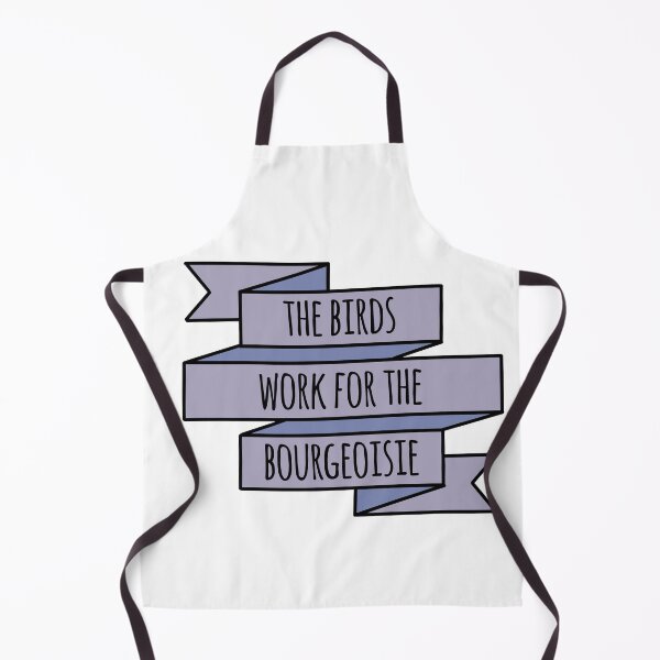 Item preview, The Birds Work for the Bourgeoisie Banner designed and sold by WildeandCo.