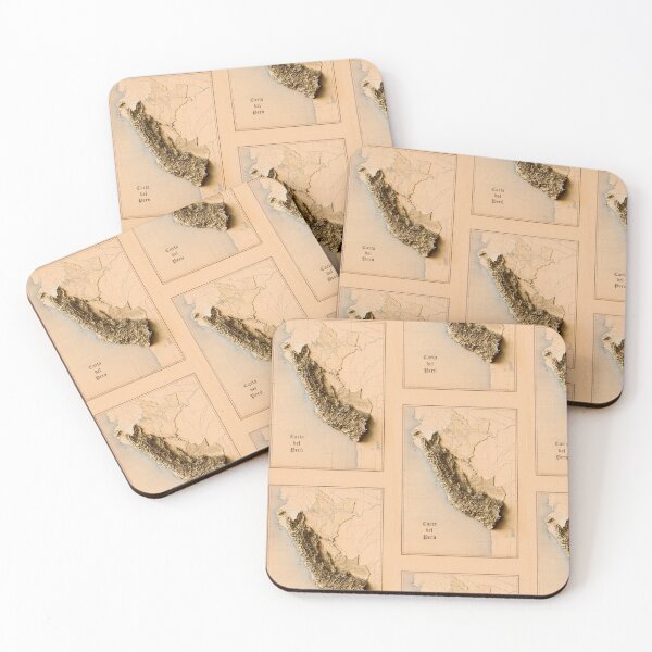 Item preview, Peru Relief Map 3D digitally-rendered designed and sold by ThinkAboutMaps.