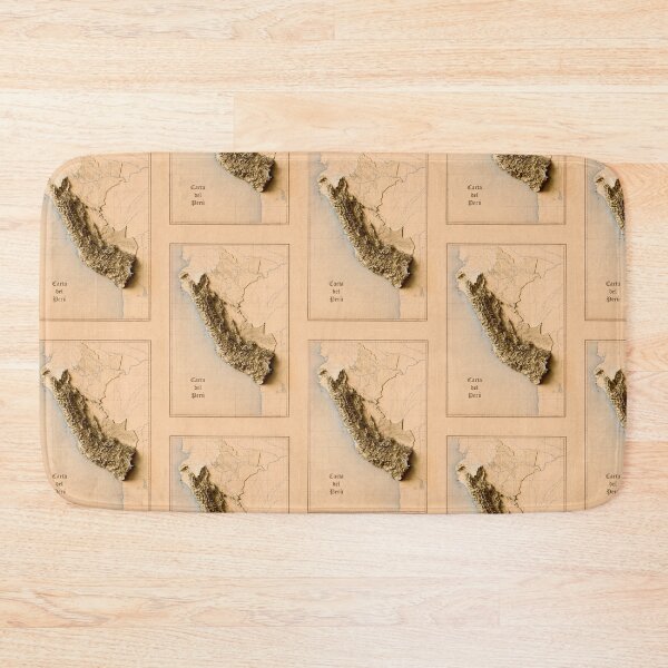 Item preview, Peru Relief Map 3D digitally-rendered designed and sold by ThinkAboutMaps.