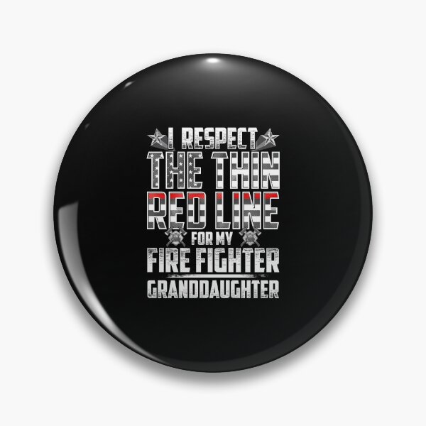 Item preview, Granddaughter Fire Fighter Thin Red Line designed and sold by wheedesign.