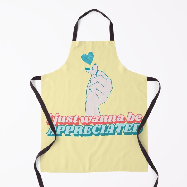 Item preview, I Just Wanna Be Appreciated Cute K-Pop Finger Heart Pastel Yellow designed and sold by Sunny Collections.