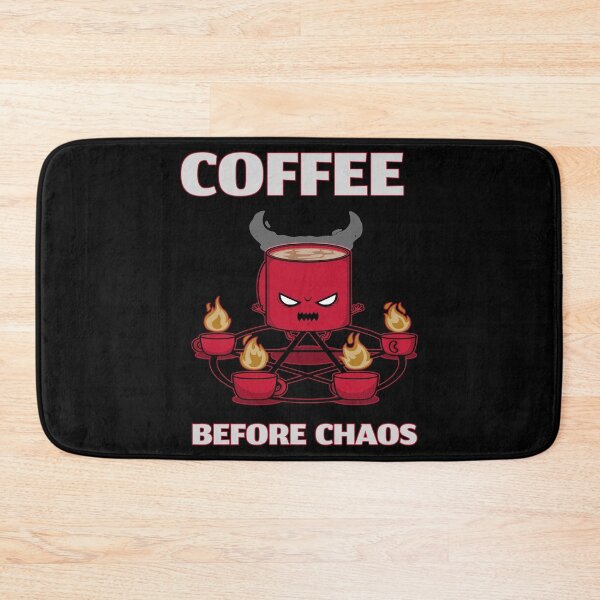 Item preview, Coffee Before Chaos Red designed and sold by Coder-T.