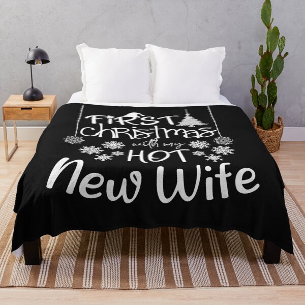 Item preview, First Christmas With My Hot New Wife Funny Gift For Wife Girlfriend designed and sold by AYMEDD.