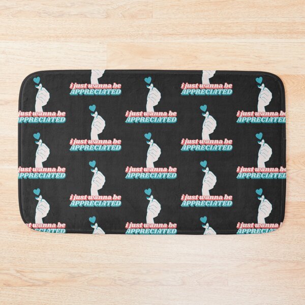 Item preview, I Just Wanna Be Appreciated Cute K-Pop Finger Heart Pastel Black designed and sold by Sunny Collections.