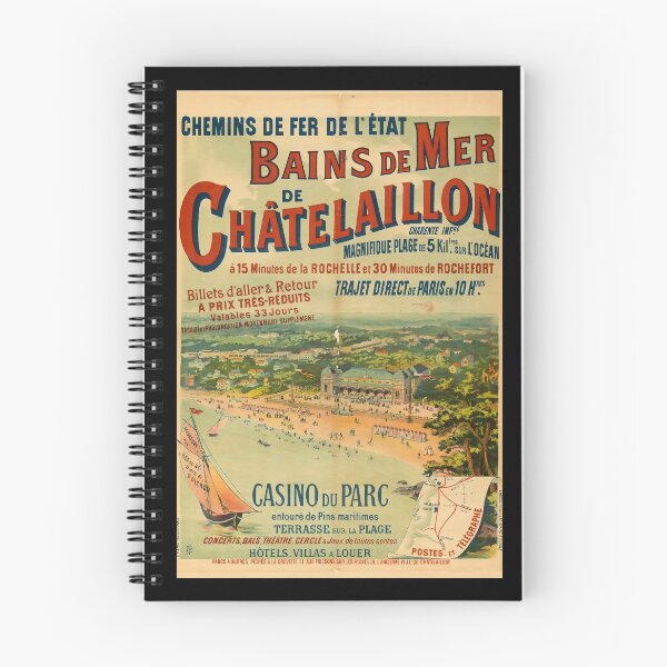 Item preview, retro classic ETAT Bains de Mer poster designed and sold by CorasPosters.