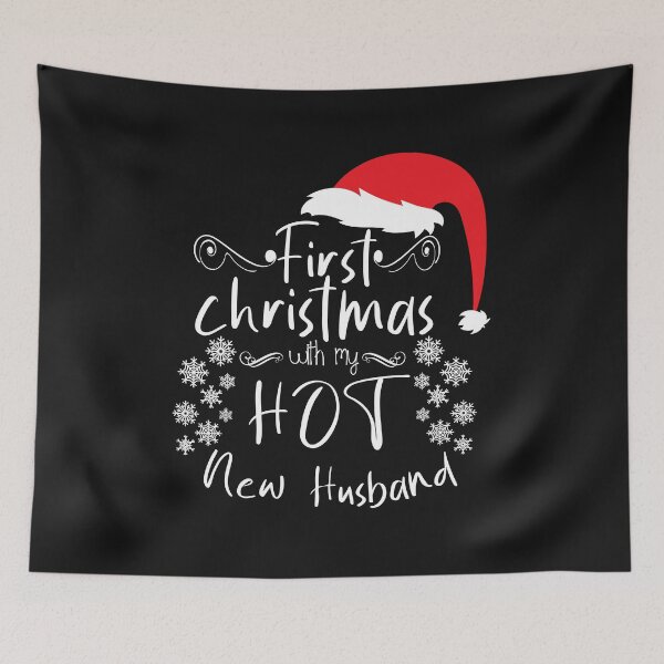 Item preview,  First Christmas With My Hot New Husband Funny Gift For Husband boyfriend   designed and sold by AYMEDD.