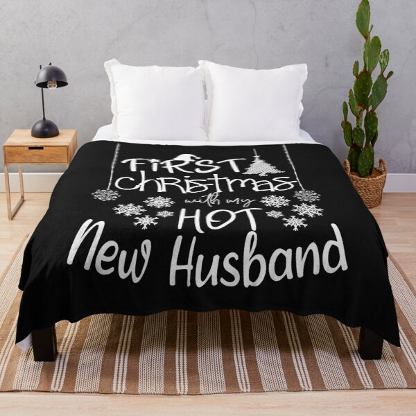 Item preview, First Christmas With My Hot New Husband Funny Gift For Husband boyfriend designed and sold by AYMEDD.